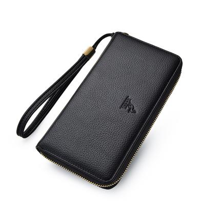 China Waterproof Luxury PU Leather Women RFID Block High Capacity Card Wallet Long Style for sale