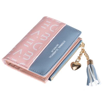 China Direct Selling Waterproof Anti-theft Fashion Factory Shorts PU Small Wallet Custom For Women for sale