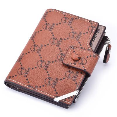 China 2021 New Waterproof Multifunctional Men's Wallets Mid and Long Wallets Multi-position Zipper Buckle Men's Wallets for sale