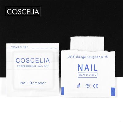 China 5 Fingers Gel Remover COSCELIA Nail Polish Remover Pads 200pcs Automatic Individual Box Nail Wraps Nail Art Salon Easy Logo Remover Custom OEM ODM for sale