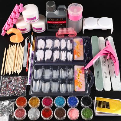 China Art Effect COSCELIA Acrylic Liquid Nail Excellent Nail Starter Tool Acrylic Accessories Set for Beginners for sale