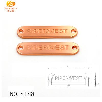 China 2021 New Viable Metal Accessories Sewing Metal Label Clothing Tag for sale