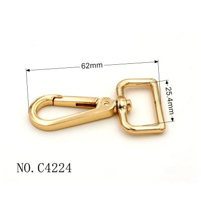 China Anti-Corrosion Custom Snap Hook Dog Snap Hook Bag Hardware Double Ended Snap Hook for sale