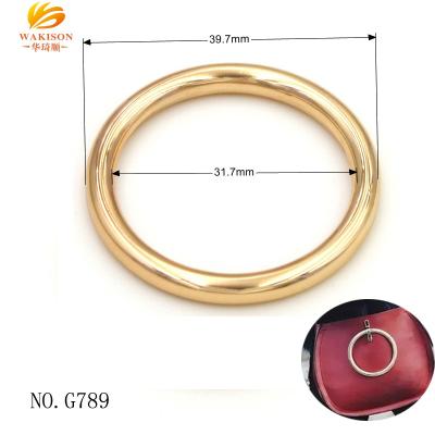 China Garment Accessories Eco - Friendly / Durable Hot Selling Metal Round O Ring Open Clasp for sale