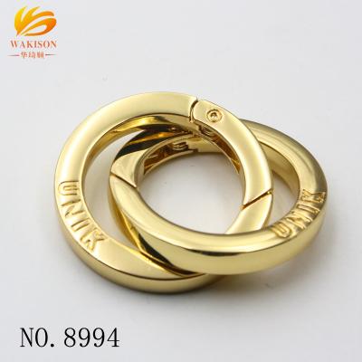 China Spring Ring Clasp Gate O Ring Openable Ring Eco-Friendly/Durable 30mm For Belt Strap Accessories for sale