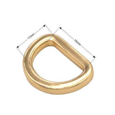 China Handbag Hardware Metal D-Ring Hooks Anti-Corrosion D-Ring Dog Collar D-Clip for sale