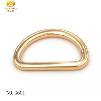 China Bag Craft Leather Hardware Semicircular Zinc Alloy Flat D Clip 25mm for sale