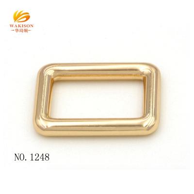 China Various Color Anti - Corrosion Custom Waist Bag Belt Accessories Metal Square Ring for sale