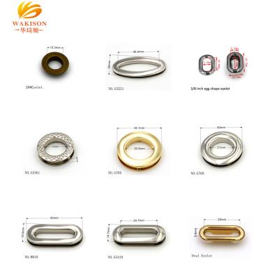 China Zinc Alloy Eyelet Grommet Eco - Friendly / Durable Garment Accessories for sale