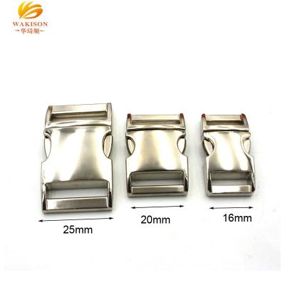 China Eco - Friendly / Durable Metal Pet Harness Quick Release Side Buckles for sale