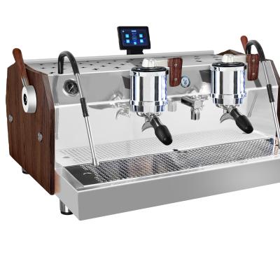 Cina Caldaie elettriche 220 Espresso Coffee Machine Commerciale Double-head Coffee Maker in vendita