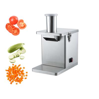 China 100kg/20 min Work Efficiency Vegetable Dicing Machine for Carrot Potato Cucumber Onion for sale