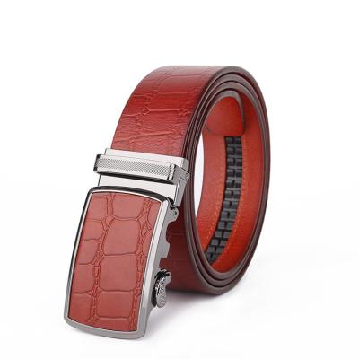 China Fashion Luxury Black Business Logo Leather Custom Men's Quality Genuine Cowhide Automatic Leather Belts for sale