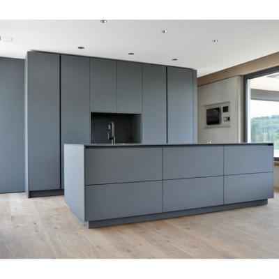 China Environmental Friendly High End Matte Lacquer Finish RTA Modern Designs Luxury Kitchens for sale