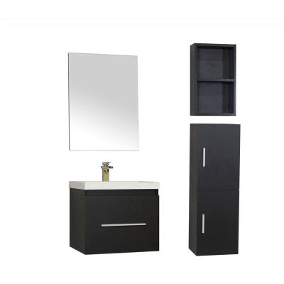 China Environmental Friendly Free Standing French Makeup Modular Homes Bathroom Cabinet Design for sale