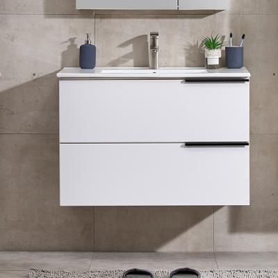 China Good Quality Environmental Friendly Factory Designs Modern European Style Single Sink Vanity for sale