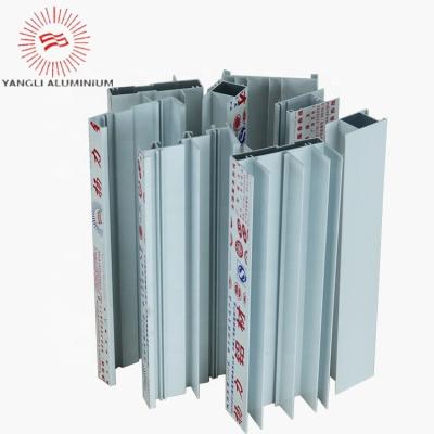 China Windows 6063 Powder Coated White Aluminum Extrusion Window And Door Profiles for sale