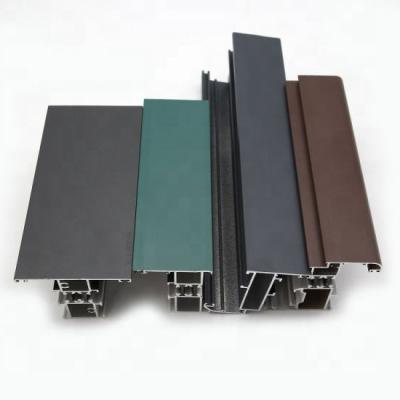 China door & window aluminum profiles for wardrobe sliding door profile/mauritius bar aluminum profile for window door for sale