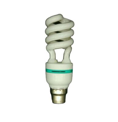 China Half Compact E14/E27/B22 15w 20w Full Spiral Spiral Fluorescent Light Bulb Energy Saving Lamp for sale