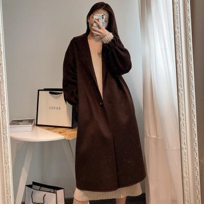 China Anfeiouna Breathable Women's Oversized Cardigan Woven Winter Fashion Coat for sale