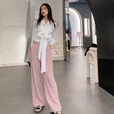 China Anfeiouna breathable 2021 hot sale women clothing ladies casual plus size pants trousers for sale