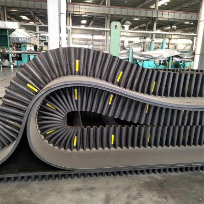 China High Strength Rubber Steel Cord Corrugated Sidewall Conveyor Belt for sale