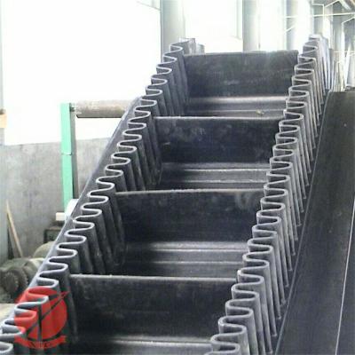 China TC Wave Shaped Rubber Multi Ply Textile Corrugated Sidewall Conveyor Belt for sale