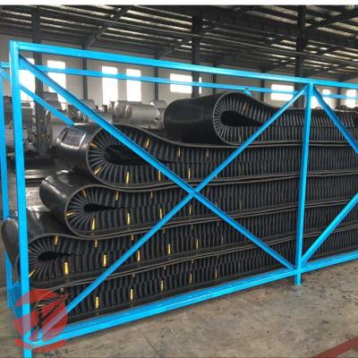 China TC Cleat Rubber Multi Ply Textile Corrugated Sidewall Conveyor Belt for sale