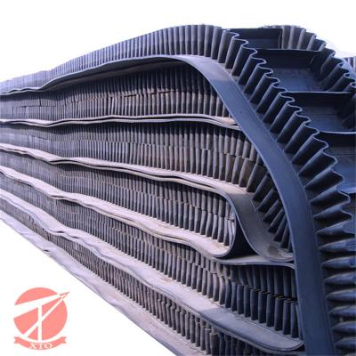 China Customizable Rubber Multi Ply Textile Corrugated Sidewall Conveyor Belt for sale