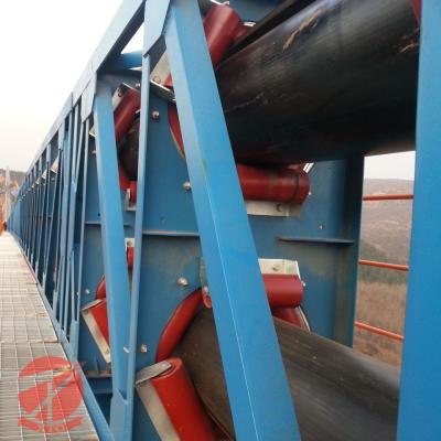 China Durable Heavy Industry Mining Rubber Steel Cord Pipe Conveyor Belt for sale