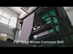 Tensile Strength 680N/mm PVC Solid Fabric Conveyor Belt for -10.C To 60.C