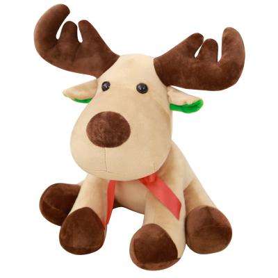 China Promotional Or Christmas Gift Plush Deer Soft Stuffed Animal Toys for sale