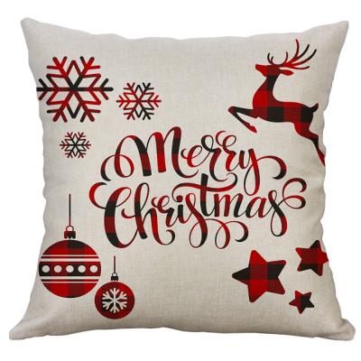 China Custom Christmas Soft Massage Throw Sofa Cushion Decorative Home Decor Pillow for sale