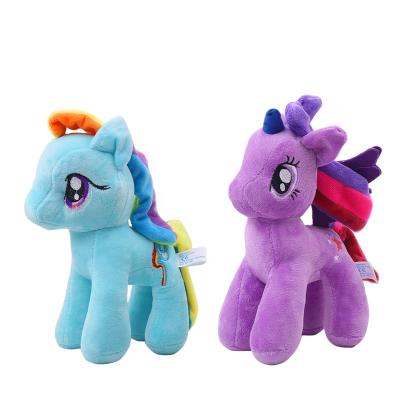 China Promotional Or Gift New Arrival 24cm Popular Products Style Little Pony Plush Animal Stuffed Toys for sale