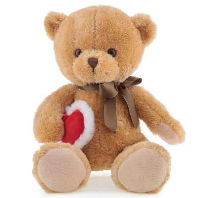 China Promotional colorful personalized smile bear or custom made small size love gift mini teddy bear kids logo teddy bear for sale