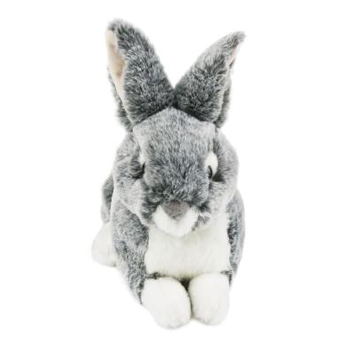 China Custom Mini Cute Plush Gray Bunny Rabbit Toys Promotional Or Gift Soft Doll for sale