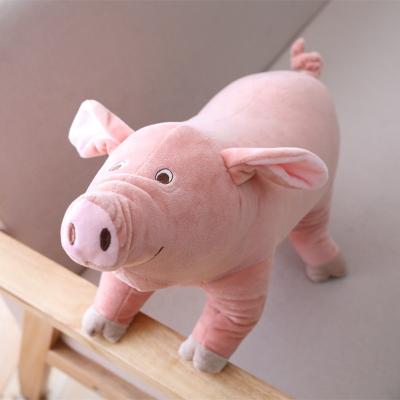 China Promotional Or Gift Cute Pink Doll Pig Toy Plush Stuffed Animal Suave Cartoon Pig Stuffed Plush Soft Toy for sale