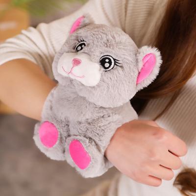 China Animal Stuffed Interactive Plush Toy Kids Educational Cartoon Stuffing Promotional Or Wristband Loop Gift Gift Or Customized for sale