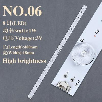 China Other Wholesale Led TV Backlight 3V Side Led Light Full Color Led Strip Bar Led Rear Light for sale