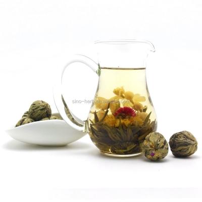 China Artistic Blooming Teas 100% Hand Made Organic Chinese Blooming Tea EU Standard Blooming Tea for sale