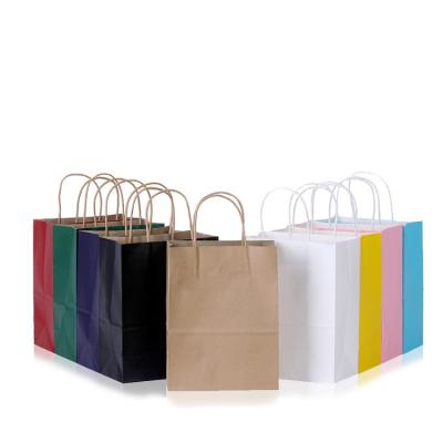 China Recycled Materials Paper Bag Paper Shopping Bag Custom Kraft Paper Bag for sale