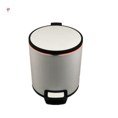 China China Products Stainless Steel Foot Pedal Bin Sanitary Trash Can Garbage Bin for sale