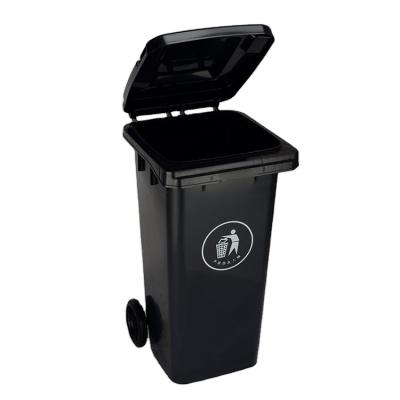 China Sustainable Factory Price Customized Plastic Garbage Bin Eco - Friendly Trash Can For Garden for sale