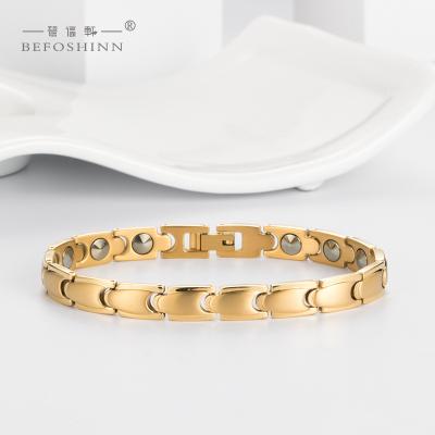 China Pure germanium + pure titanium titanium germanium bracelet 99.999% pure in 2021 new design health factory sell Japan Korea gold plated CLASSIC customized 12.5 for sale