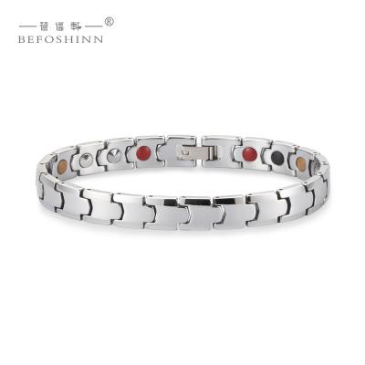 China Fashionable Tungsten+Negative Ion Design Tungsten+Negative Ion Power Therapy Healthy Bio Magnetic Energy Bracelet for sale