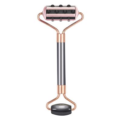 China Plastic Facial Terahertz Germanium Head Roller Massager Beauty Relaxation Massage Stick for sale