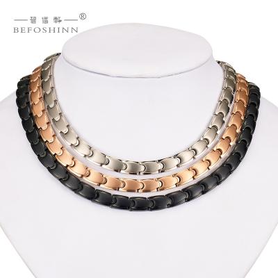 China Fashion CLASSIC wholesale custom titanium factory germanium steel necklace for sale