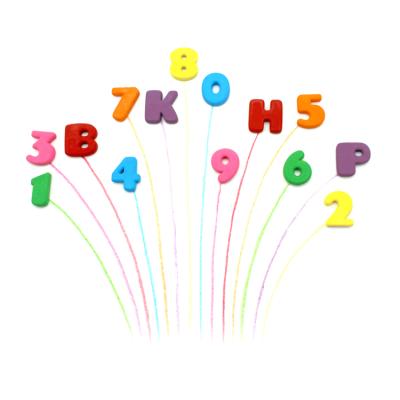 China 26 Letters Top Selling 26 Letters Flexcils 3D Numbers Crayons Forming Washable Crayons for sale