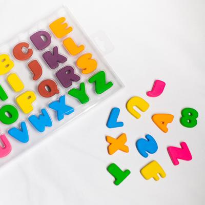 China 26 Letters 2021 New Style Flexcils 3D Letters Pencil Radom Combination Pencil A 3D Eyebrow For Kids Shape Wax Caryon 8 Color Set for sale