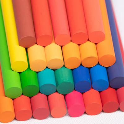 China Flexcils24 Colors 24 Twisted Pencils 7.5Cm Round Unbreakable Unbreakable Colors Hard For Baby Pencil Case for sale